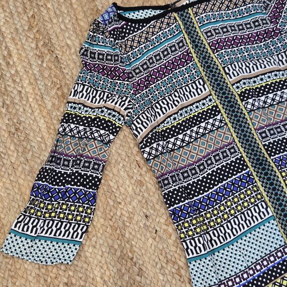 Laundry by‎ Shelli Segal Nordstrom Mod Fair Isle Shift Dress 4 Beautiful Party - Picture 3 of 6